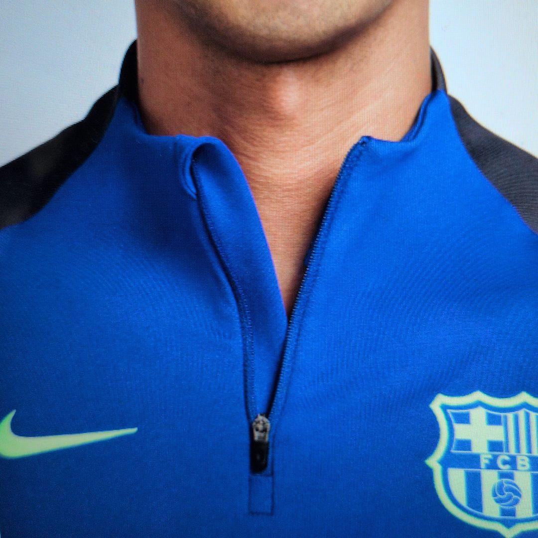 FCバルセロナ:メンズ:USサイズのM:長袖ドリルトップ K3R:青/黒 - メルカリ