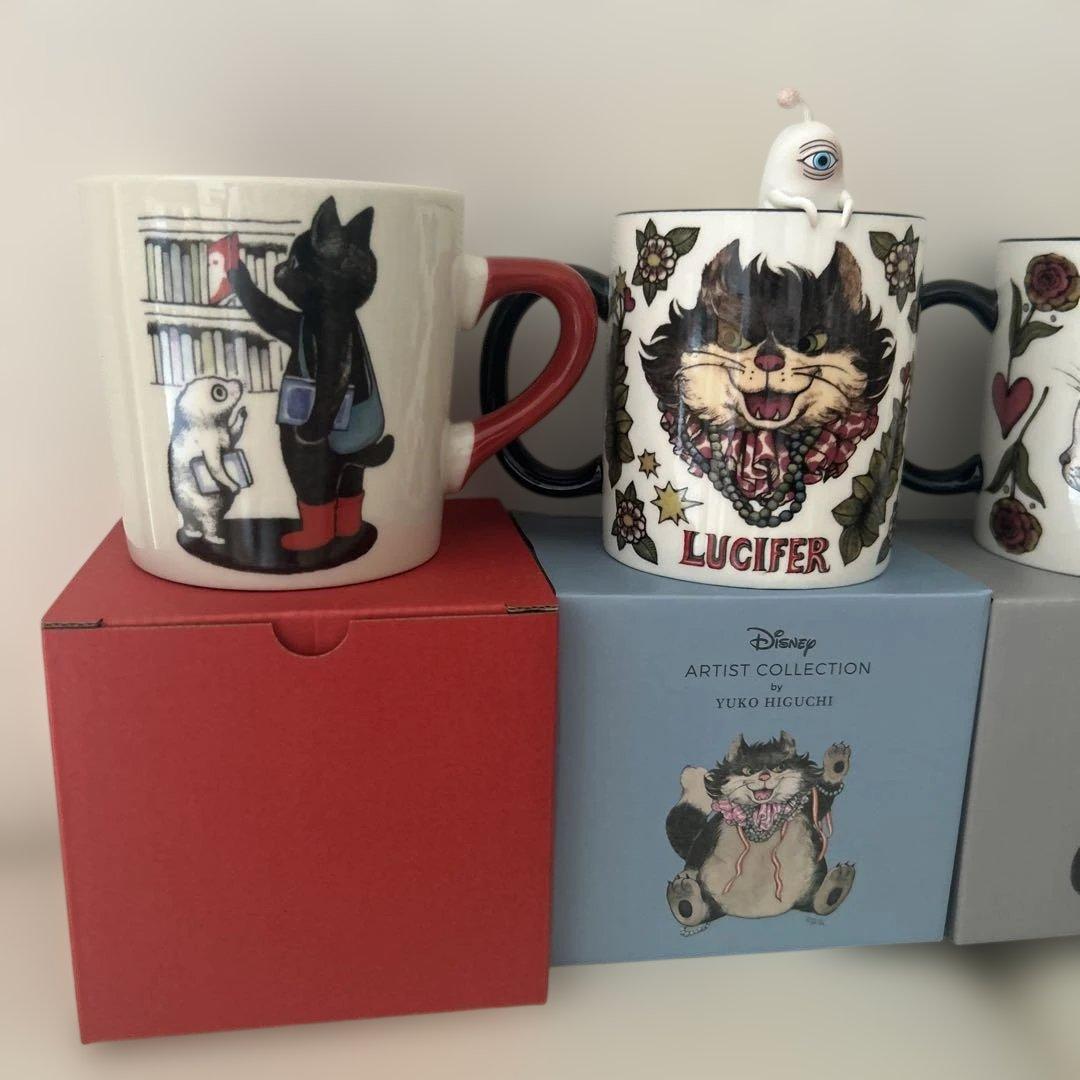 ディズニーストア　 角川ホラー文庫　マグカップ　４個セット ヒグチユウコ