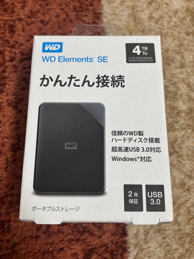WD Elements SE 4TB USB 3.0 外付けHDD Amazon.com: Wd Elements Black 4tb EU-Plug USB 3.0/2.0 3.5in