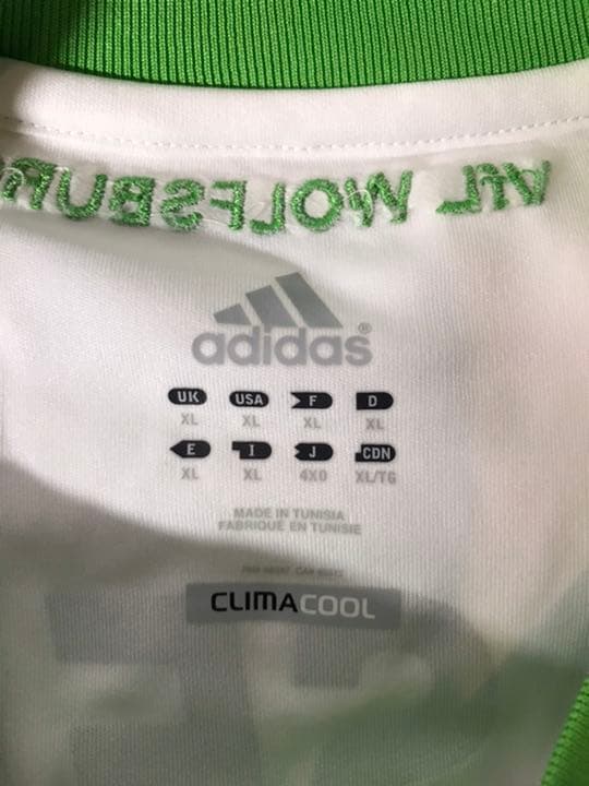 新品正規品adidas ヴォルフスブルク「13」長谷部誠 半袖4XO