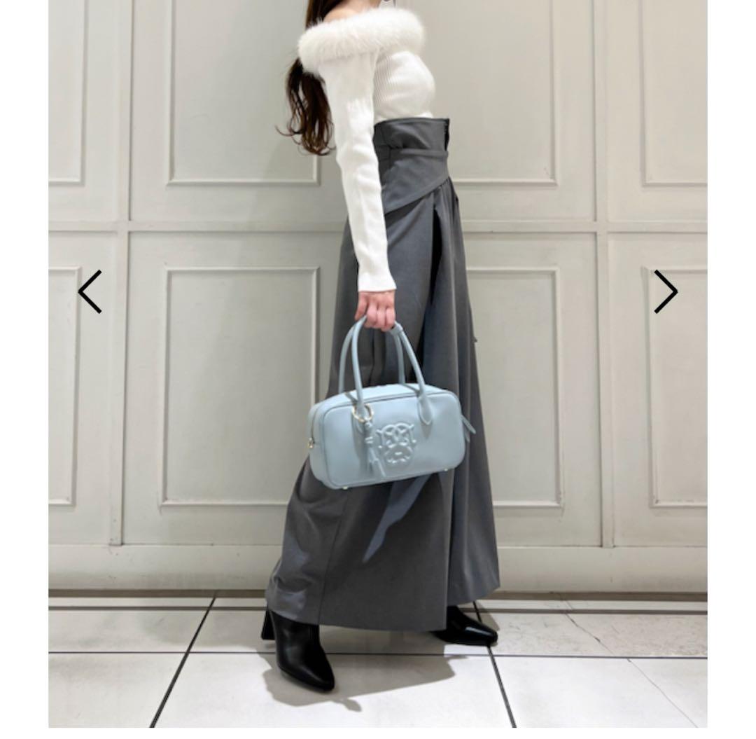 大幅値下げ【新品袋付き】スナイデル エンボスロゴボストンバッグ