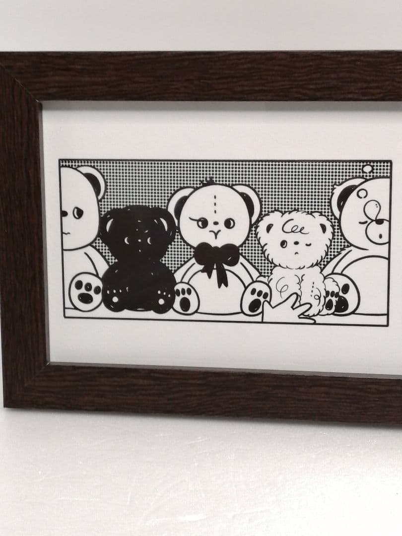 はやしうきさん　複製原画　ぼくとくま展