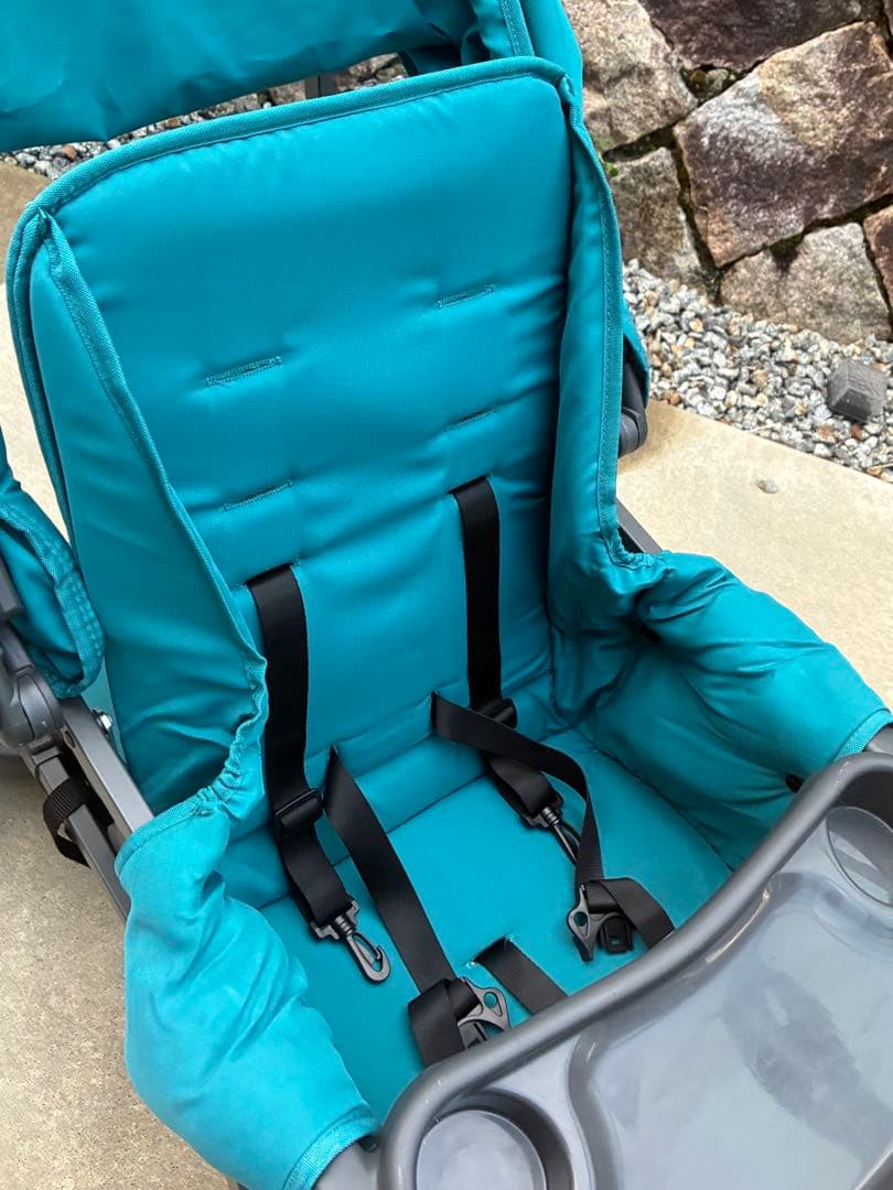 美品 Joovy Ultralight 二人乗りベビーカー 未使用レインカバー付