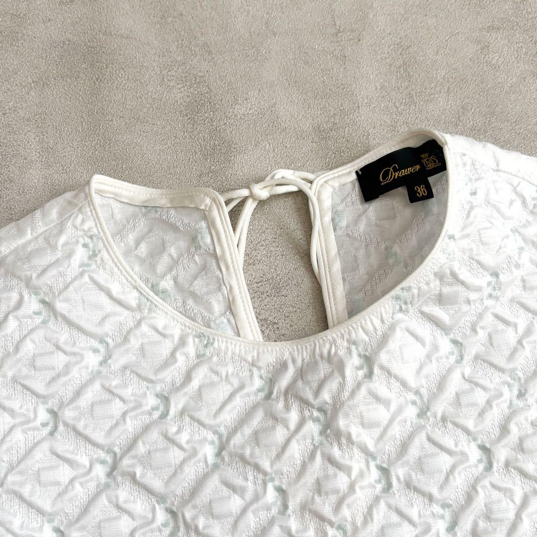 DRAWER 2024ss M.SUMMER1 パフィージャカード ブラウス - メルカリ