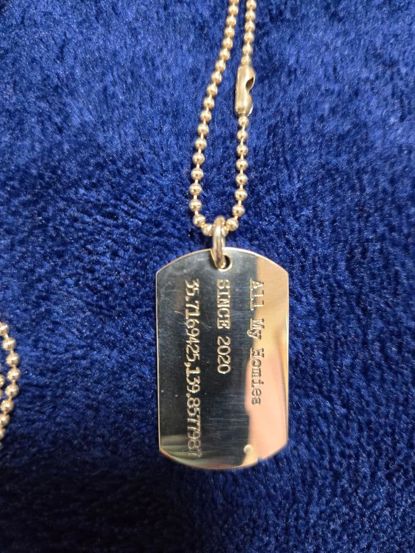 all my homies ZORN ドッグタグ ネックレス - メルカリ