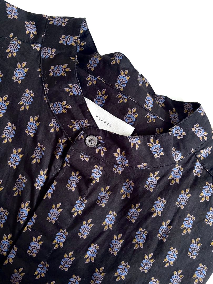 かぐれ【23SS 美品】プリントジャンプスーツ kagure インド綿 - メルカリ