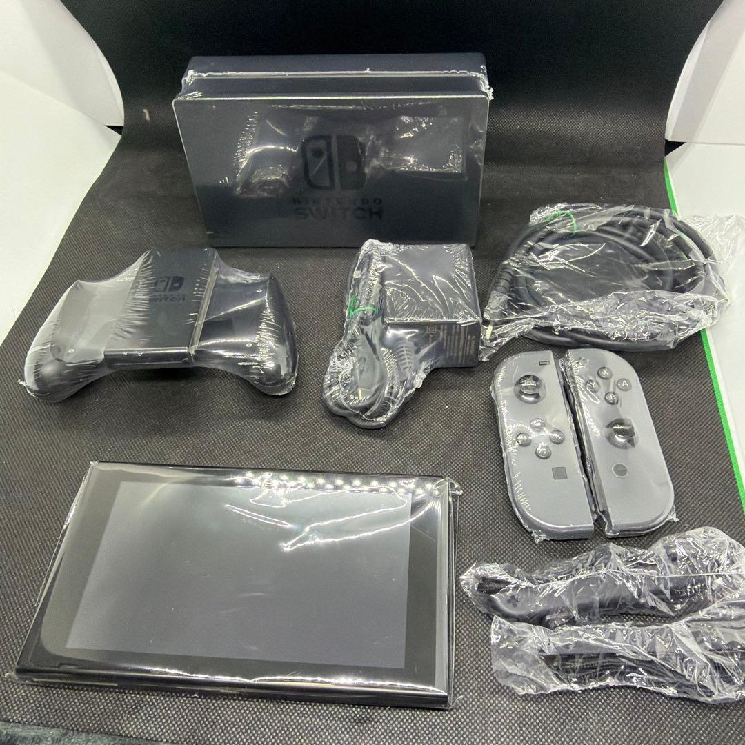 Nintendo Switch 本体 グレー バッテリー強化 美品/新品スティック交換済/バッテリー強化版】Switch 本体 グレー