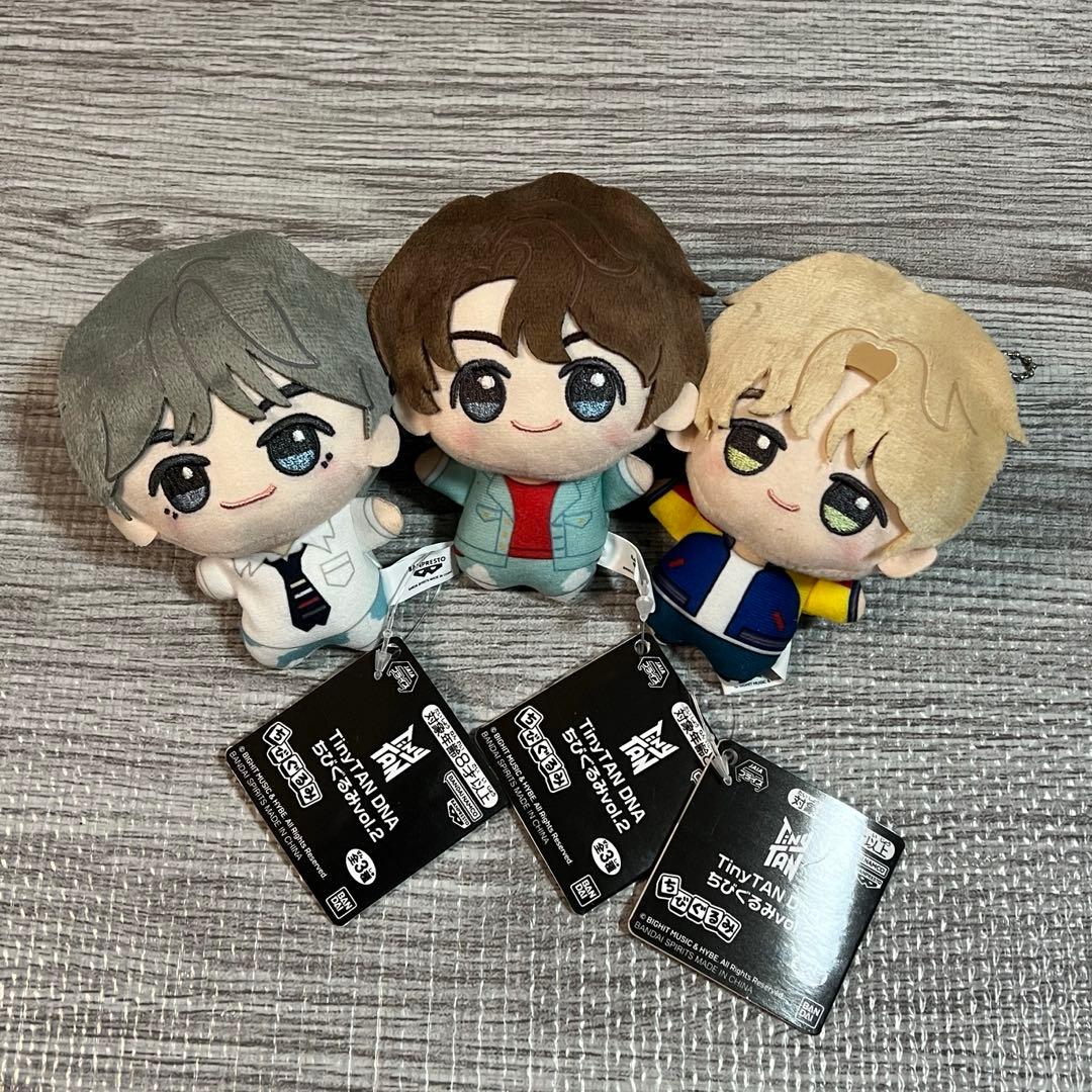 BTS TinyTAN DNA ちびぐるみ vol.2 ジミン テテ グク 3種 - メルカリ