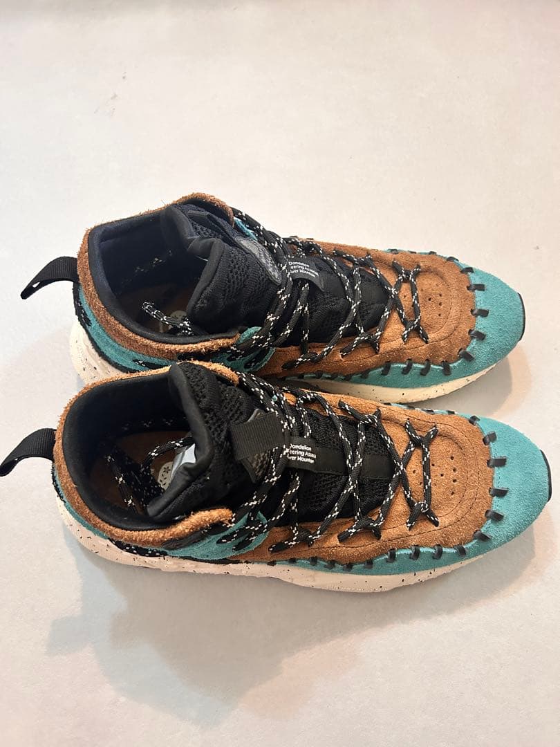 フラワーマウンテン モヒカン ターコイズ/ダークブラウン 27.5cm