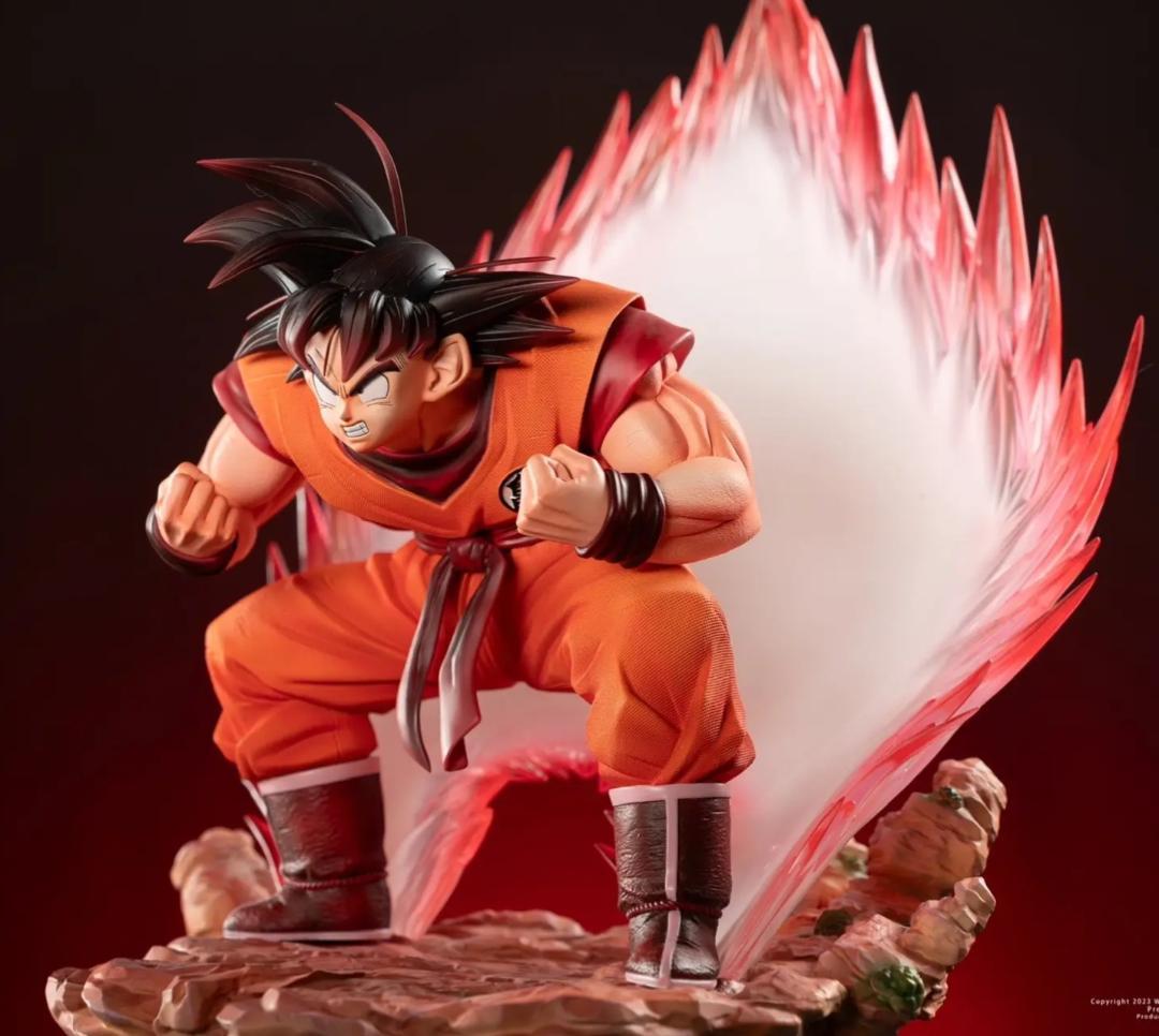 ドラゴンボール 界王拳 孫悟空 ガレージキット フィギュア 1/6スケール