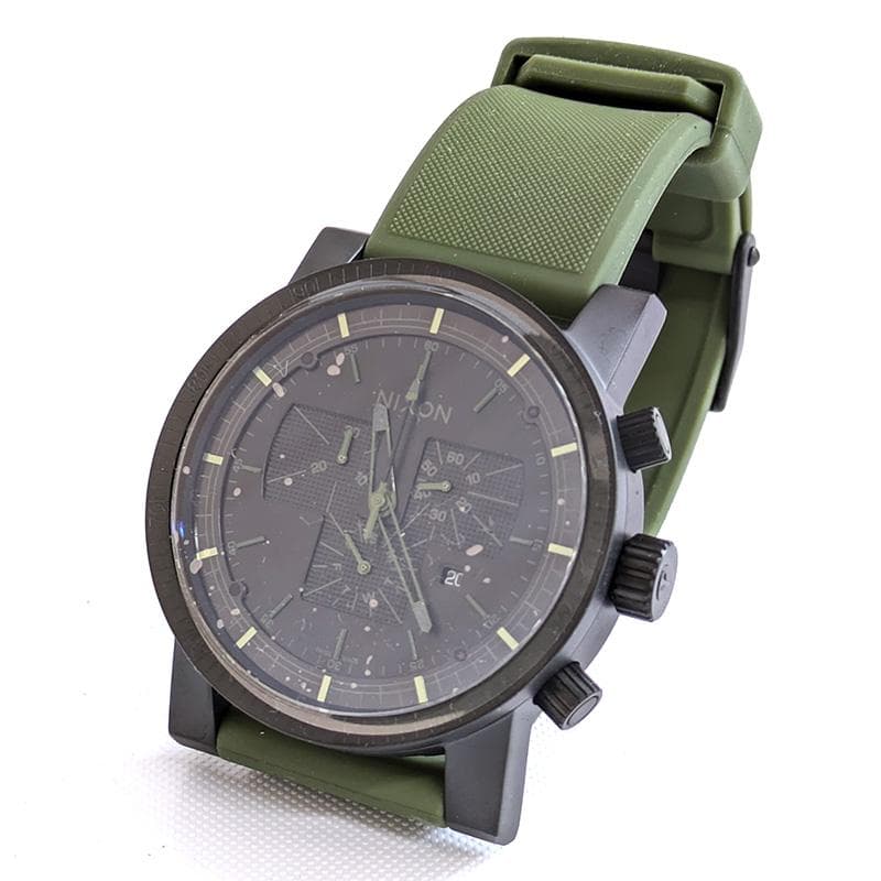 新品 ニクソン マグナコン マットブラック オリーブグリーン メンズ
