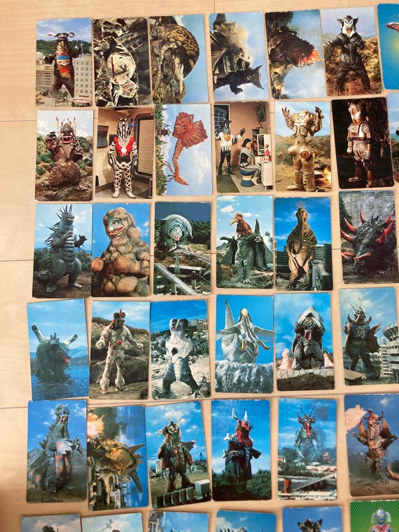 ウルトラマン レトロカード 89枚 ウルトラ怪獣 昭和 当時物 デッド