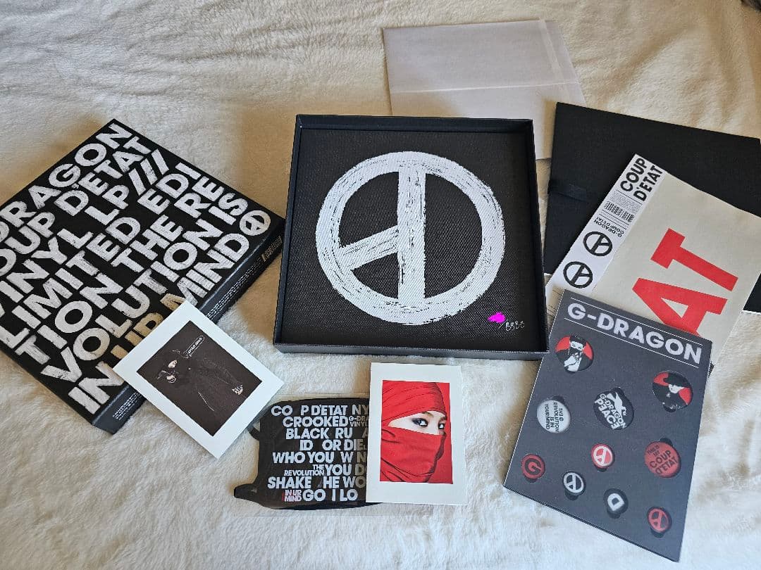 激レア美品！G-DRAGON COUP D'ETAT LP 直筆 BIGBANG - メルカリ