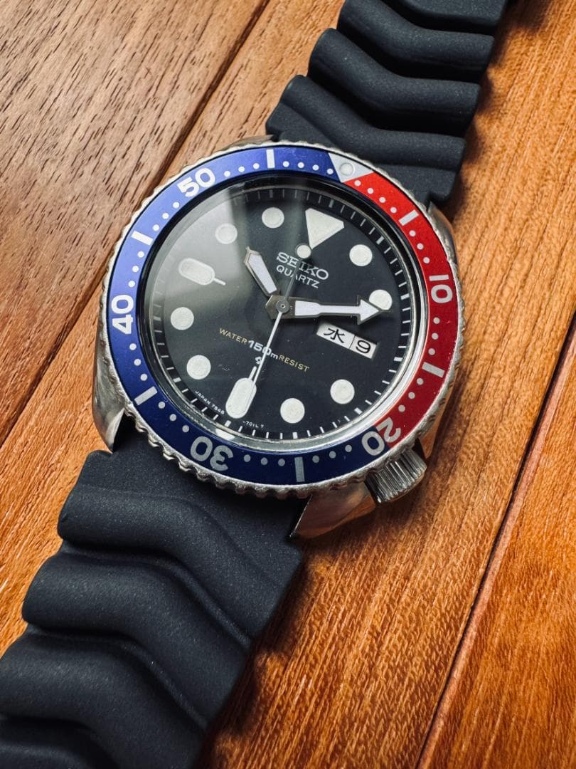 7548-700B SEIKO セイコー ダイバー 150m レトロ ペプシ美品 - メルカリ