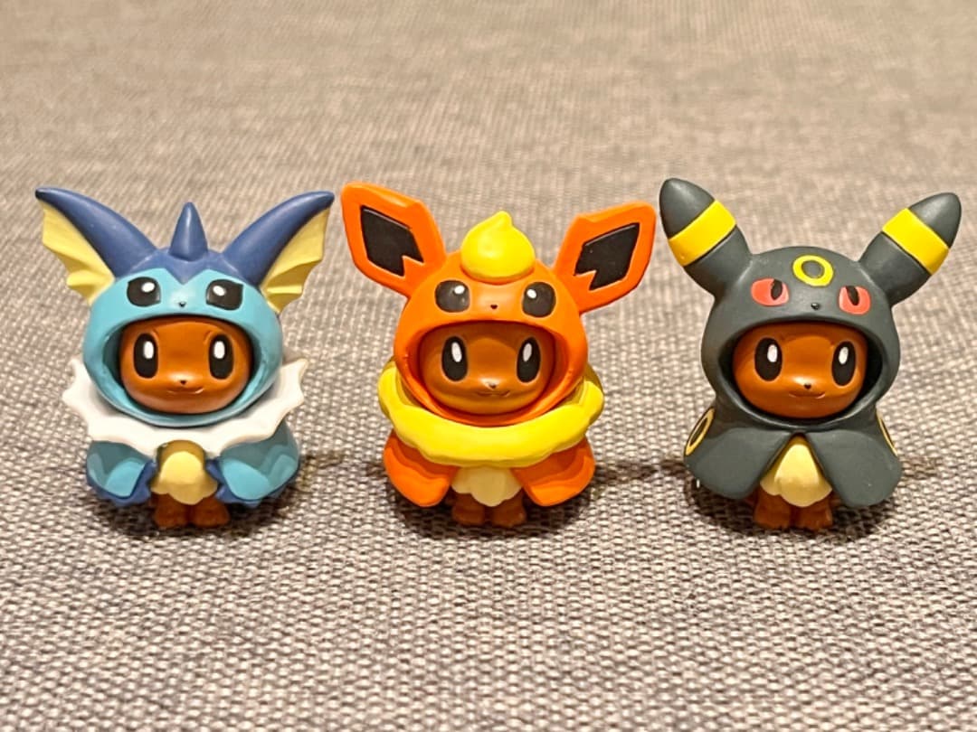 ポケモンセンター限定 イーブイ ポンチョシリーズ フィギュア 6種