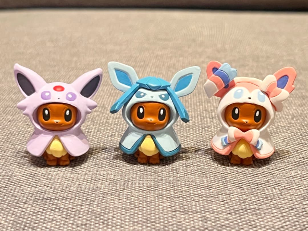 ポケモンセンター限定 イーブイ ポンチョシリーズ フィギュア 6種