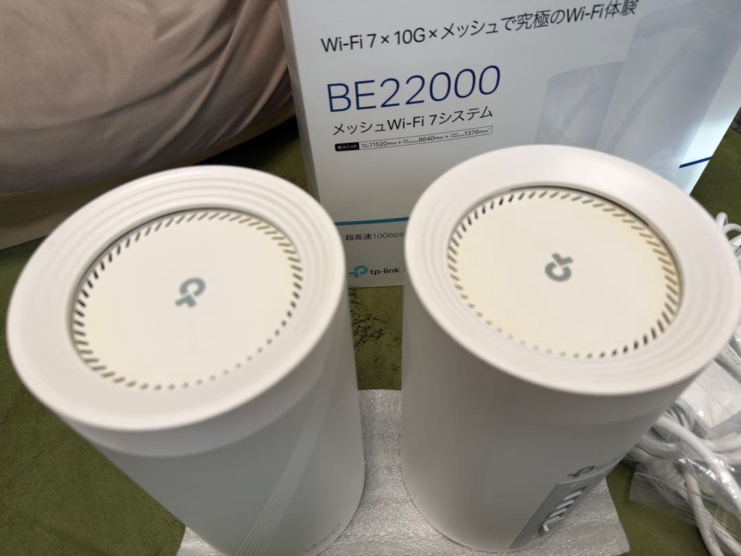 【Willim mil】TP-Link BE22000 TP-Link BE22000 トライバンドメッシュWi-Fi 7ルーター Deco BE85を