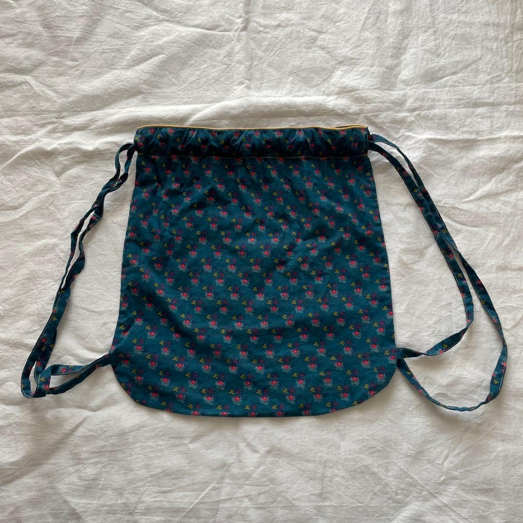 CARAMEL 花柄 ナップサック リュック 巾着 - メルカリ