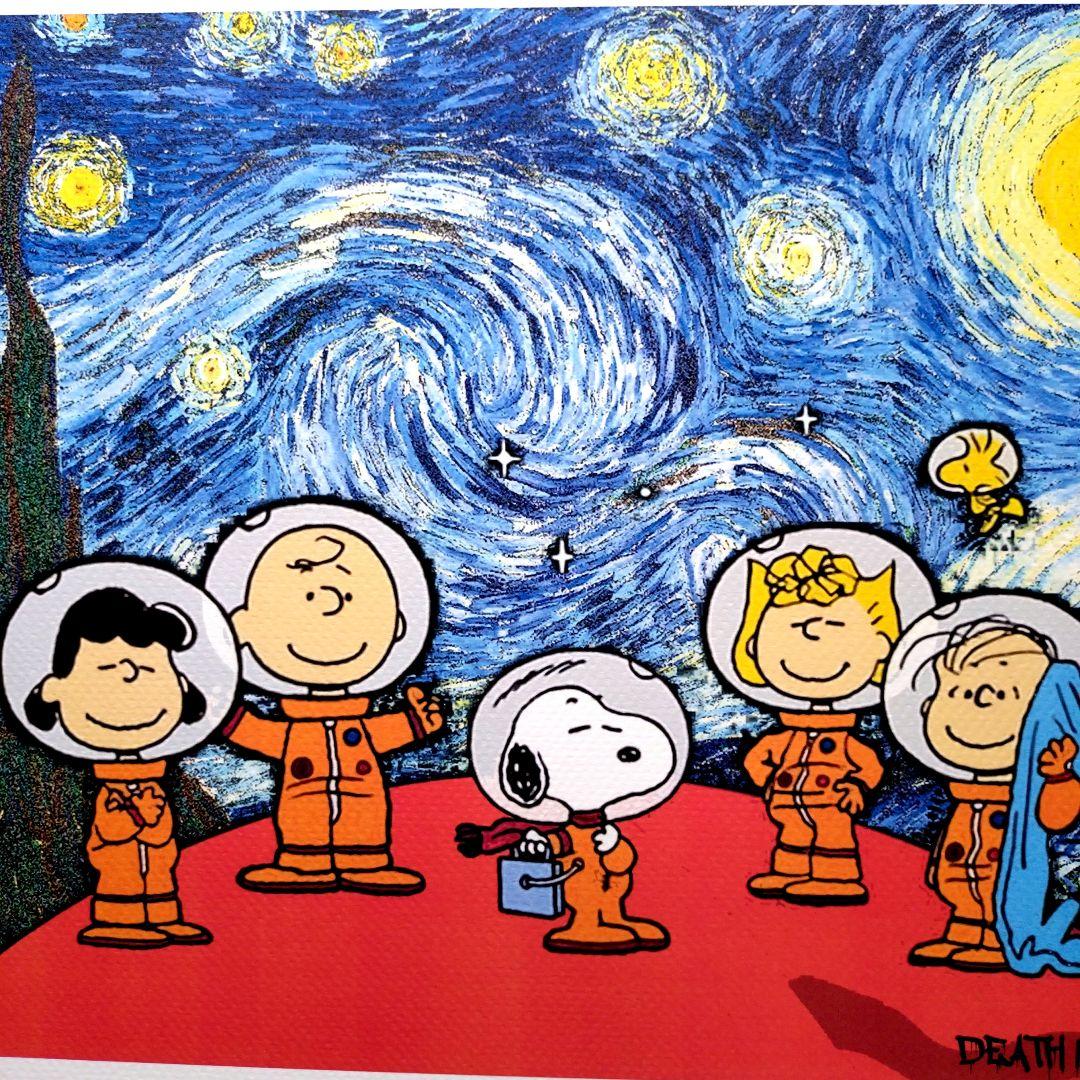 death nyc 世界限定100枚 スヌーピー PEANUT ゴッホ 星月夜の通販はau