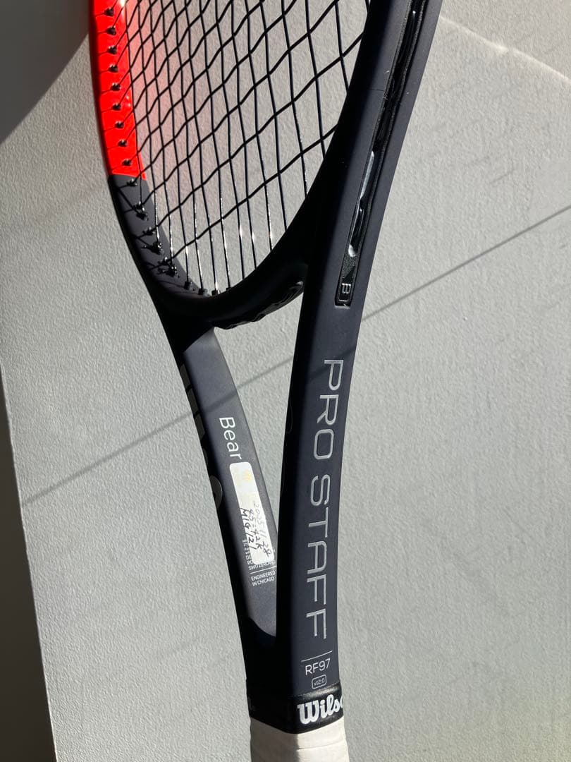 プロスタッフ97 RF v12 G2 1x Wilson Pro Staff RF97 Autograph v12 Tennis Racquet 4 3/8 Roger