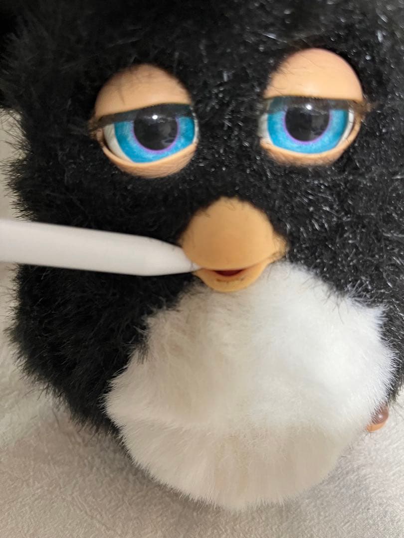 ファービー2 ミルキーパンダ ブルー目　ドイツ版 furby2005