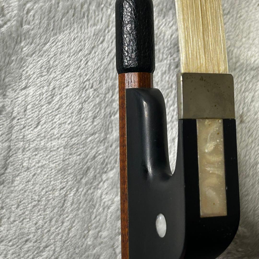 美品】杉藤 SUGITO バイオリン弓 4/4 希少な弓ケース付き 虎杢｜