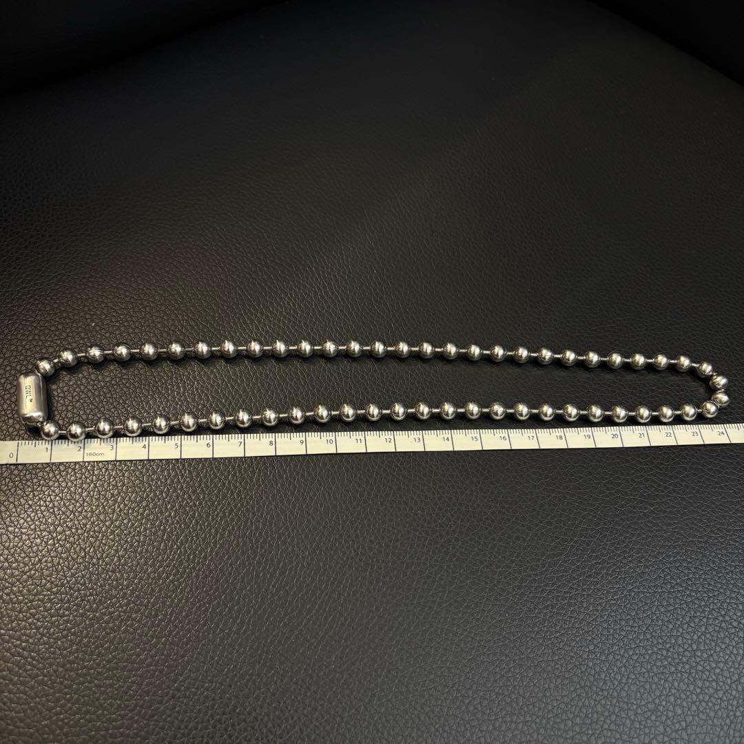 Bill Wall Leather ラージボールチェーンネックレス 51.5cm