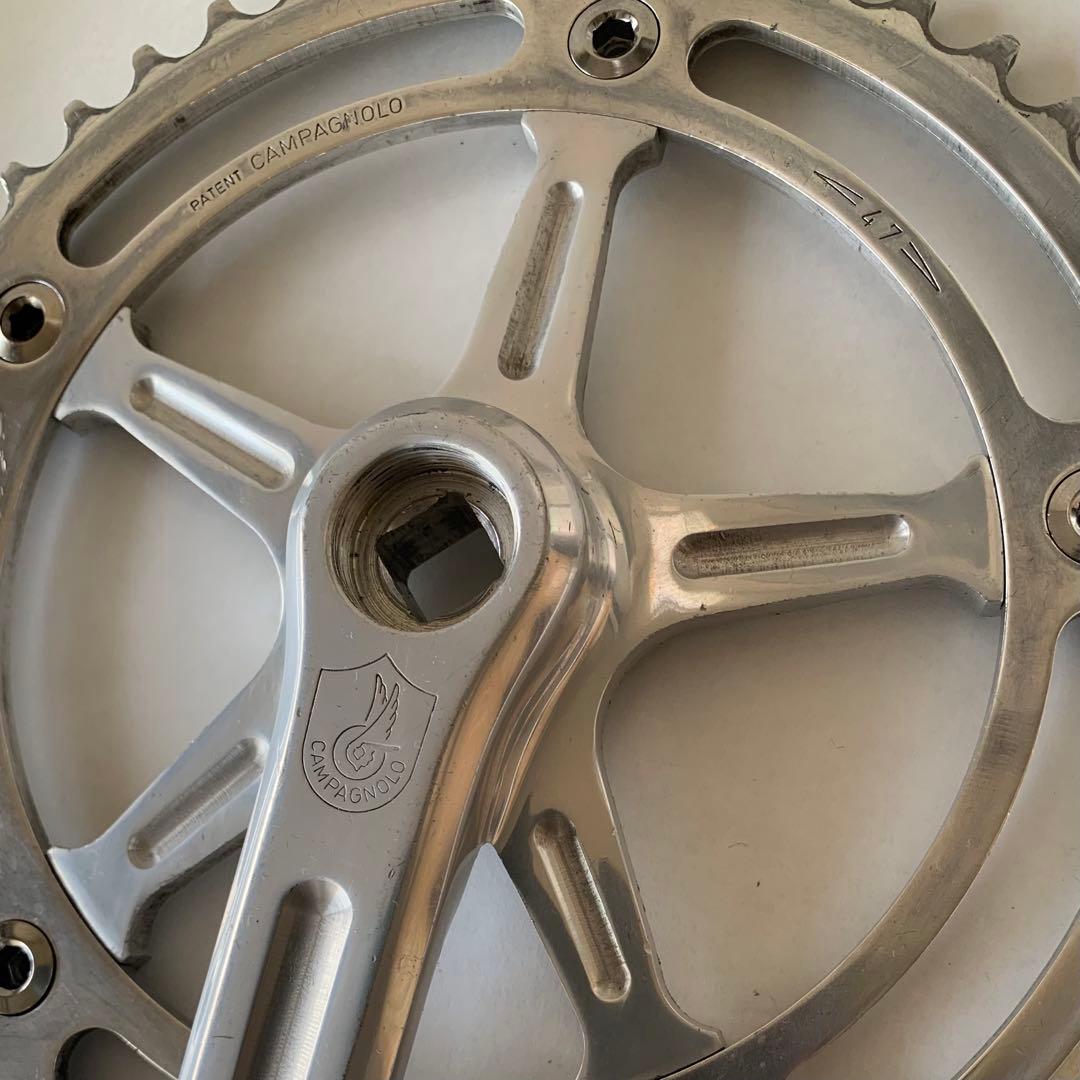 カンパニョーロ】ピスト クランクセット PISTA 165 / 47T 競輪 - メルカリ