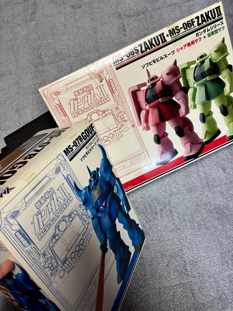【未開封】ホール専用景品 ガンダム グフ＋シャア専用ザク＋量産型ザク