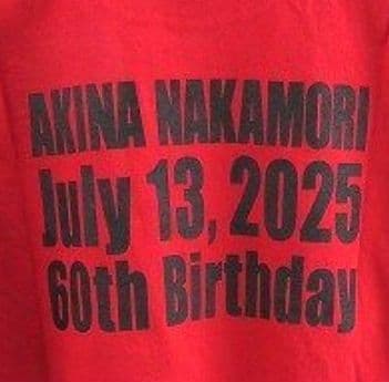 中森明菜 KANREKI Tシャツ サイズM レッド 赤 ALDEA FC限定 - メルカリ