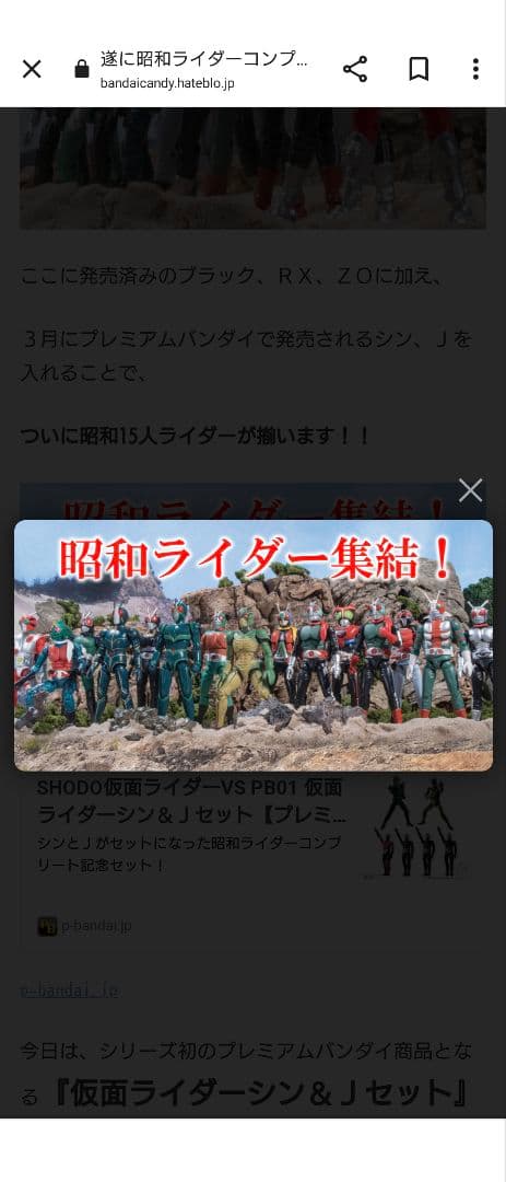 SHODO 仮面ライダー VS 仮面ライダー シン & J 本郷猛 掌動-XX - メルカリ