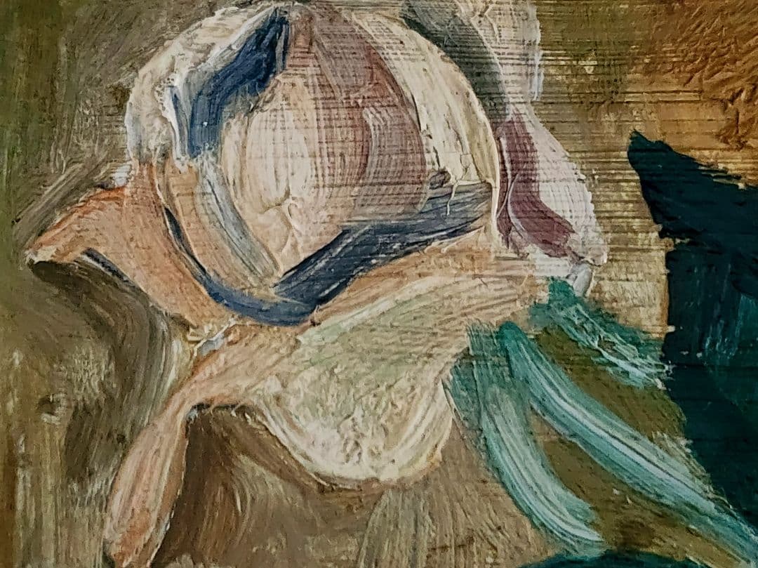 平岡権八郎 花 薔薇 昭和8年 FO 額装 油彩画 直筆サイン - メルカリ