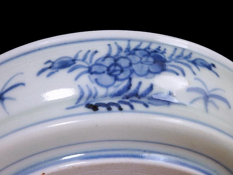 古伊万里 染付 松に山水の図 膾皿 5寸皿 C996AS-CVo - メルカリ