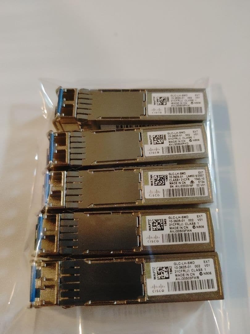 5個セット】Cisco 純正 SFPモジュール GLC-LH-SMD - メルカリ