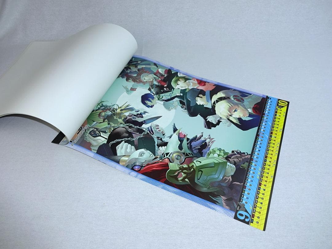 2011 ペルソナ3 ペルソナ4 P3P カレンダー A2 ポスター 副島成記