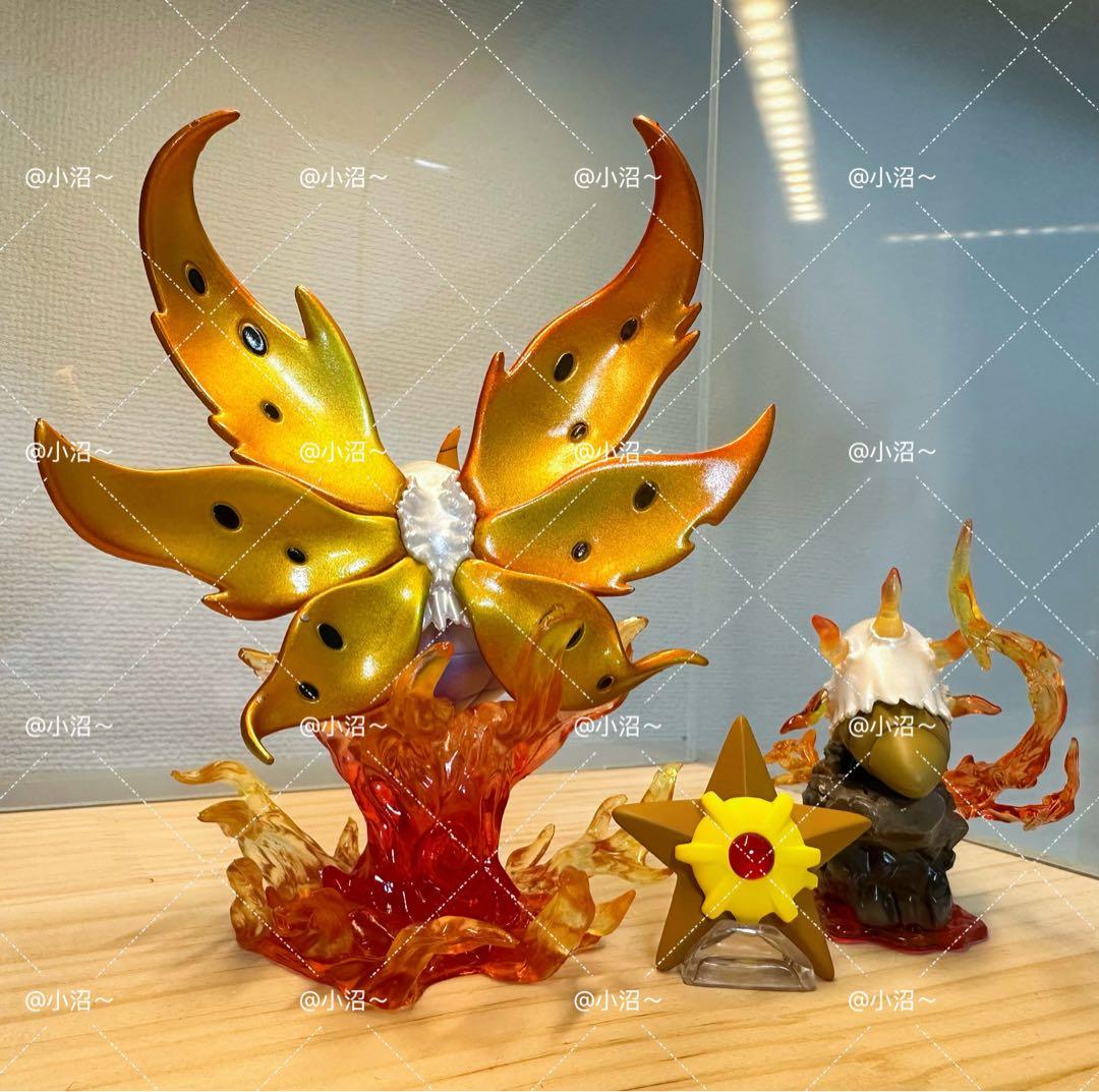 ポケモンスケールワールド　 色違いメラルバ　ウルガモス　1/20サイズ　PVC製