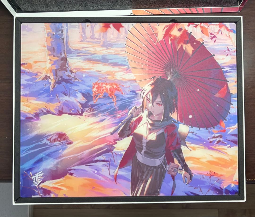 YUKIAIM 2024 KITSUNE GLASS MOUSEPAD - メルカリ