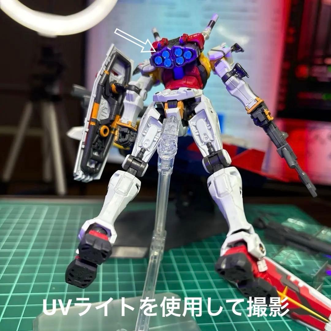 【完成品】HG 白いガンダム　部分塗装【完成品】HGUC　Gアーマー　2セット