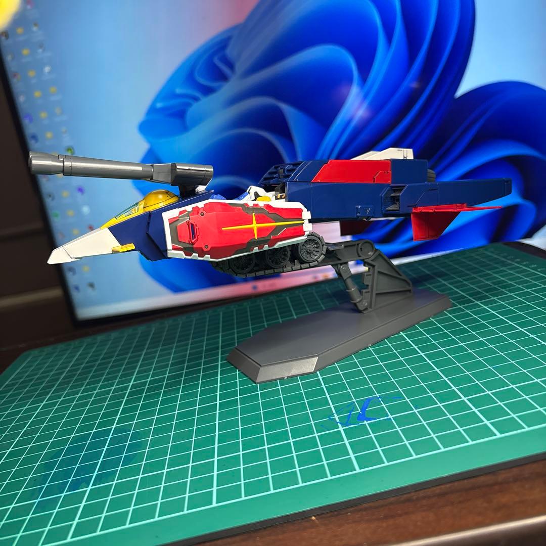 【完成品】HG 白いガンダム　部分塗装【完成品】HGUC　Gアーマー　2セット