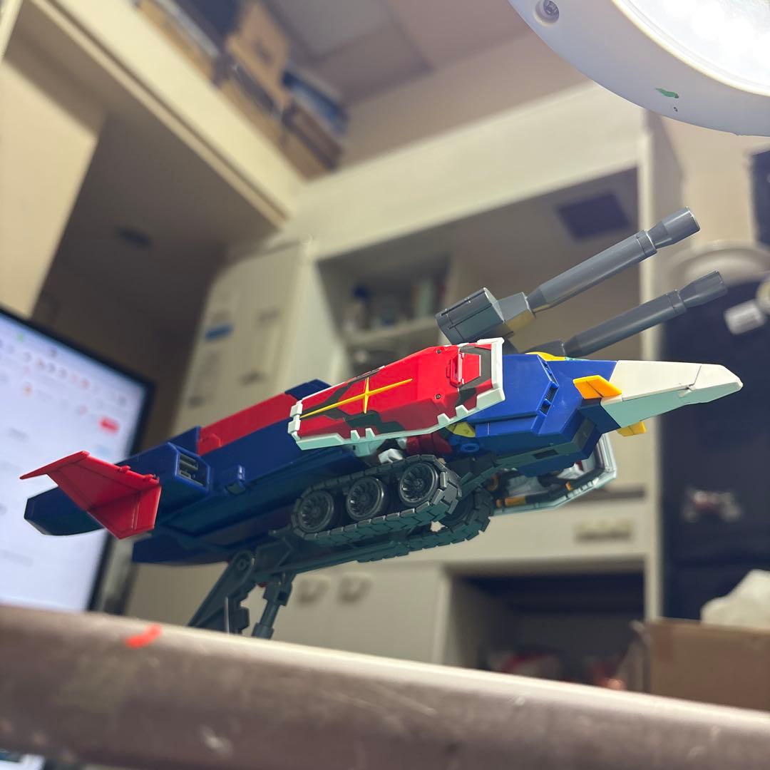 【完成品】HG 白いガンダム　部分塗装【完成品】HGUC　Gアーマー　2セット