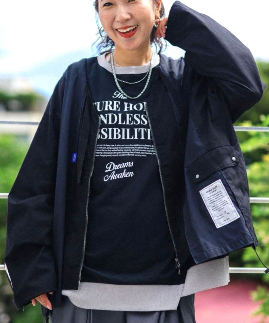 ニコアンド be with M Misayo ミリリメイクジャケット ブラック - メルカリ