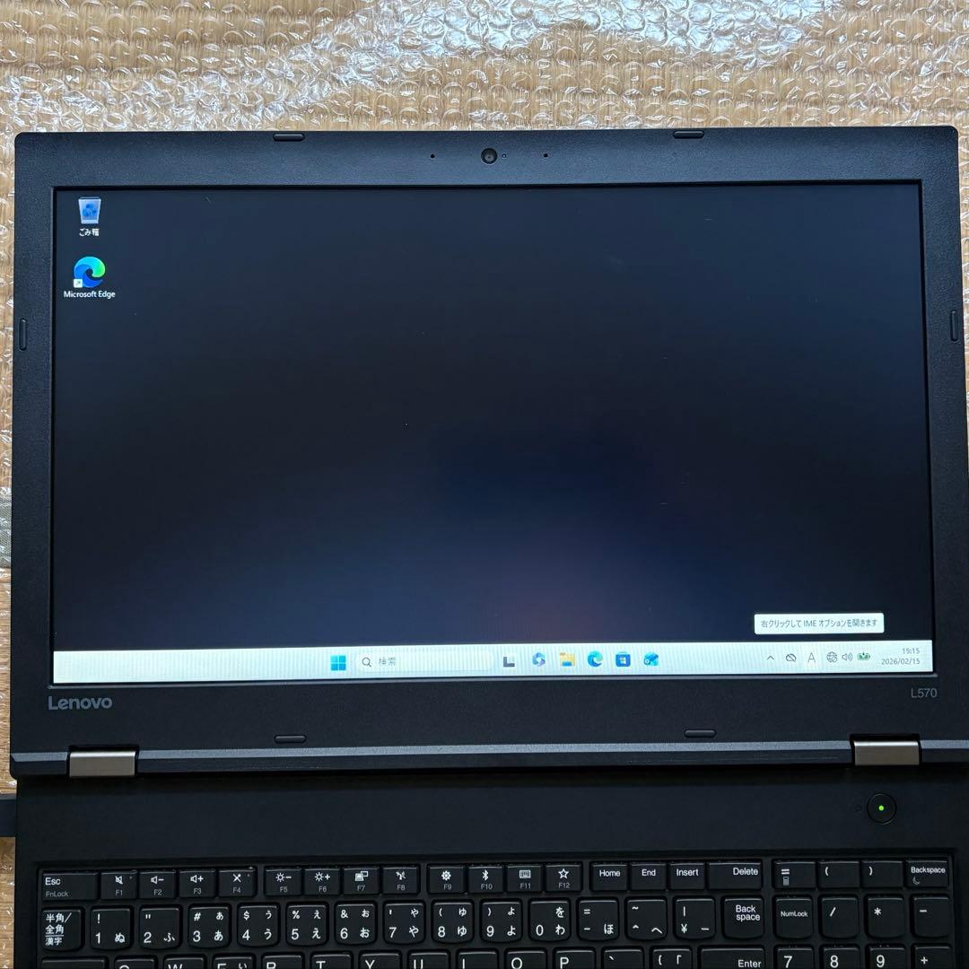 Lenovo L570 Win11 SSD Office2024インストール済み - メルカリ