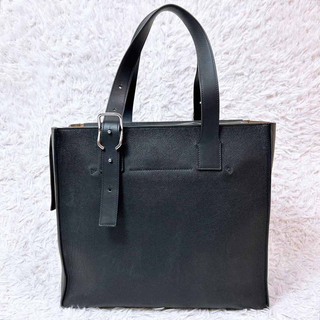 ロエベ トートバッグ バックル ジッパートート ソフトグレインカーフ