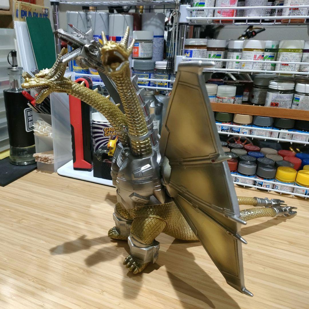 メカキングギドラ 1991 ソフビ 補修リペイント バンダイ 平成ゴジラ