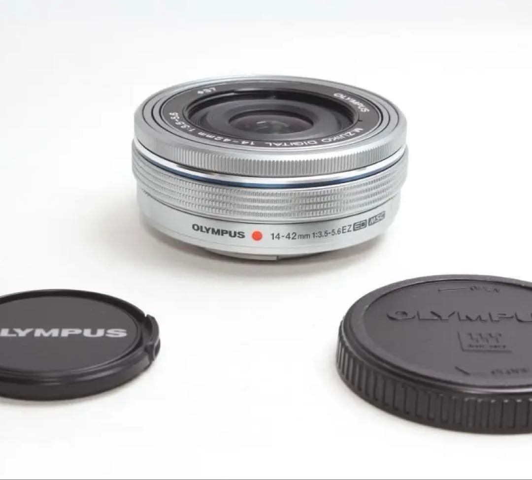❤️電動レンズ❤️OLYMPUS M.ZUIKO 14-42mm EZ シルバー - メルカリ