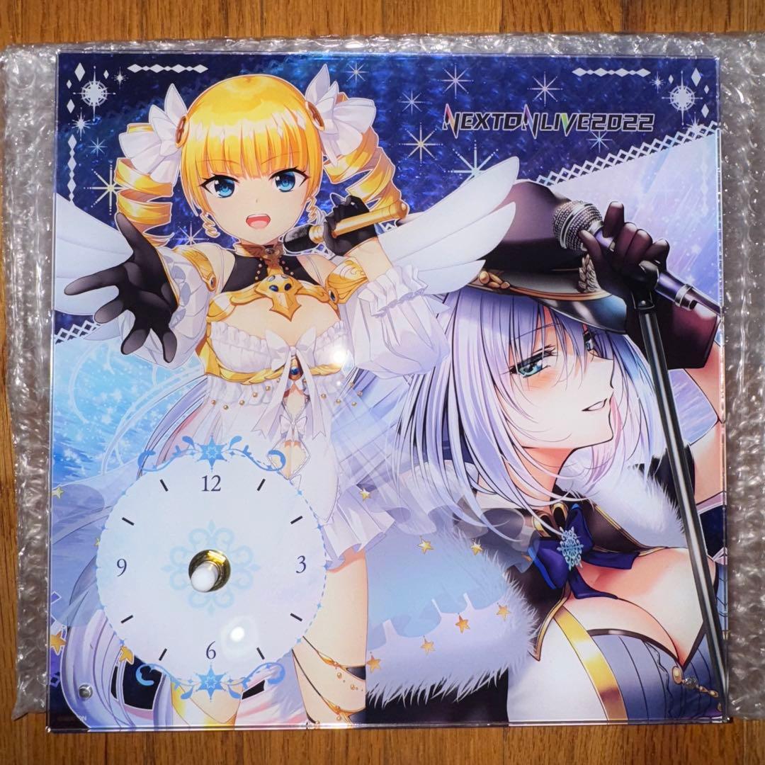 NEXTON LIVE 2022 記念グッズ　特製アクリルクロック　曹操＆涙香
