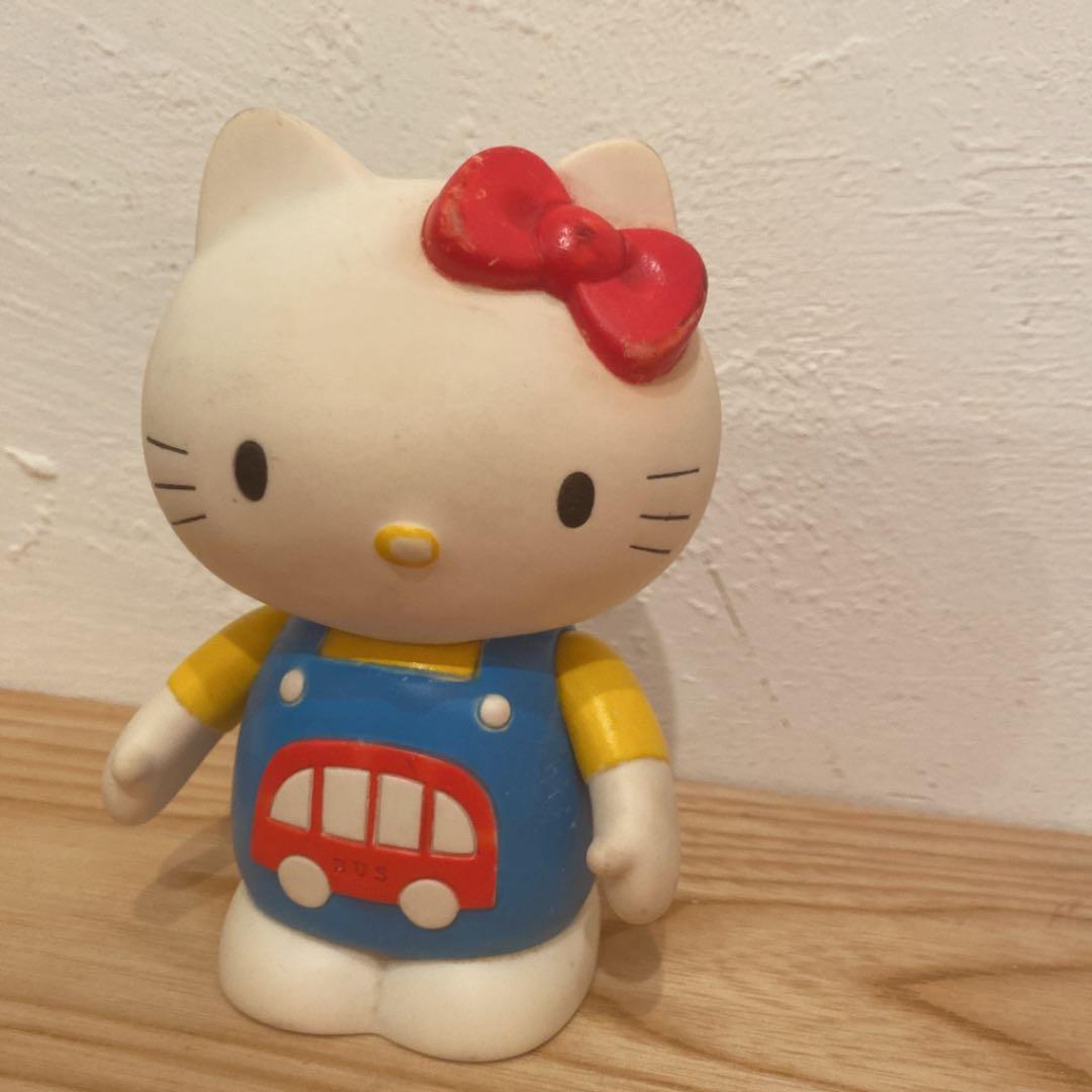 希少 昭和レトロ 1976年製 ハローキティ キティ ソフビ フィギュア