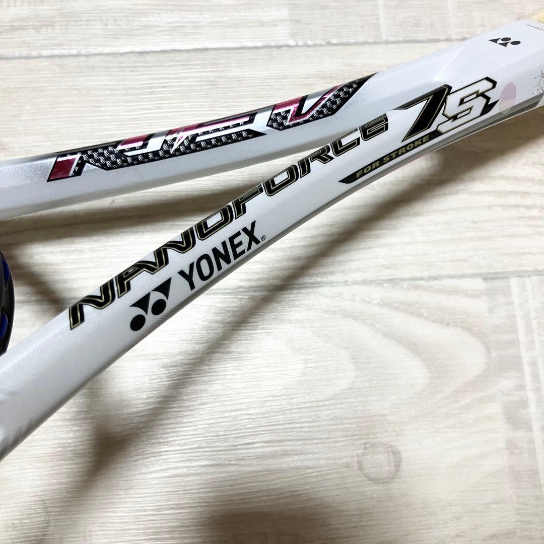 限定色 希少 ヨネックス ナノフォース 7SREV軟式テニスラケット SL1