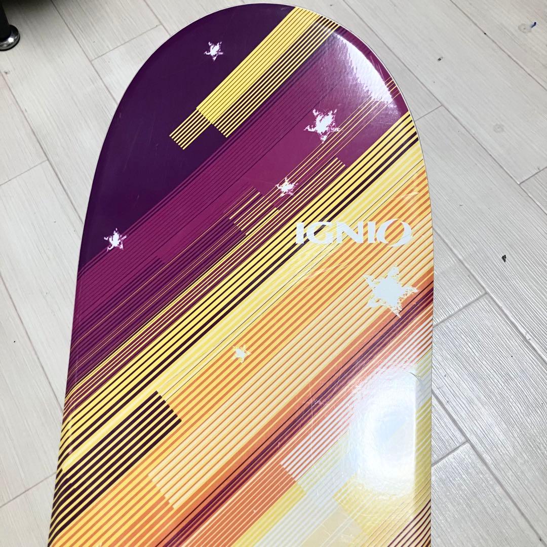 カバー付/IGNIO MILWEL ROCKERイグニオ スノーボード144 - メルカリ