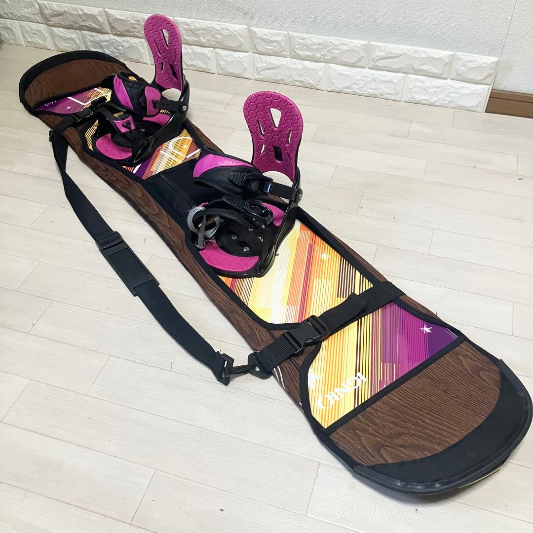 カバー付/IGNIO MILWEL ROCKERイグニオ スノーボード144 - メルカリ